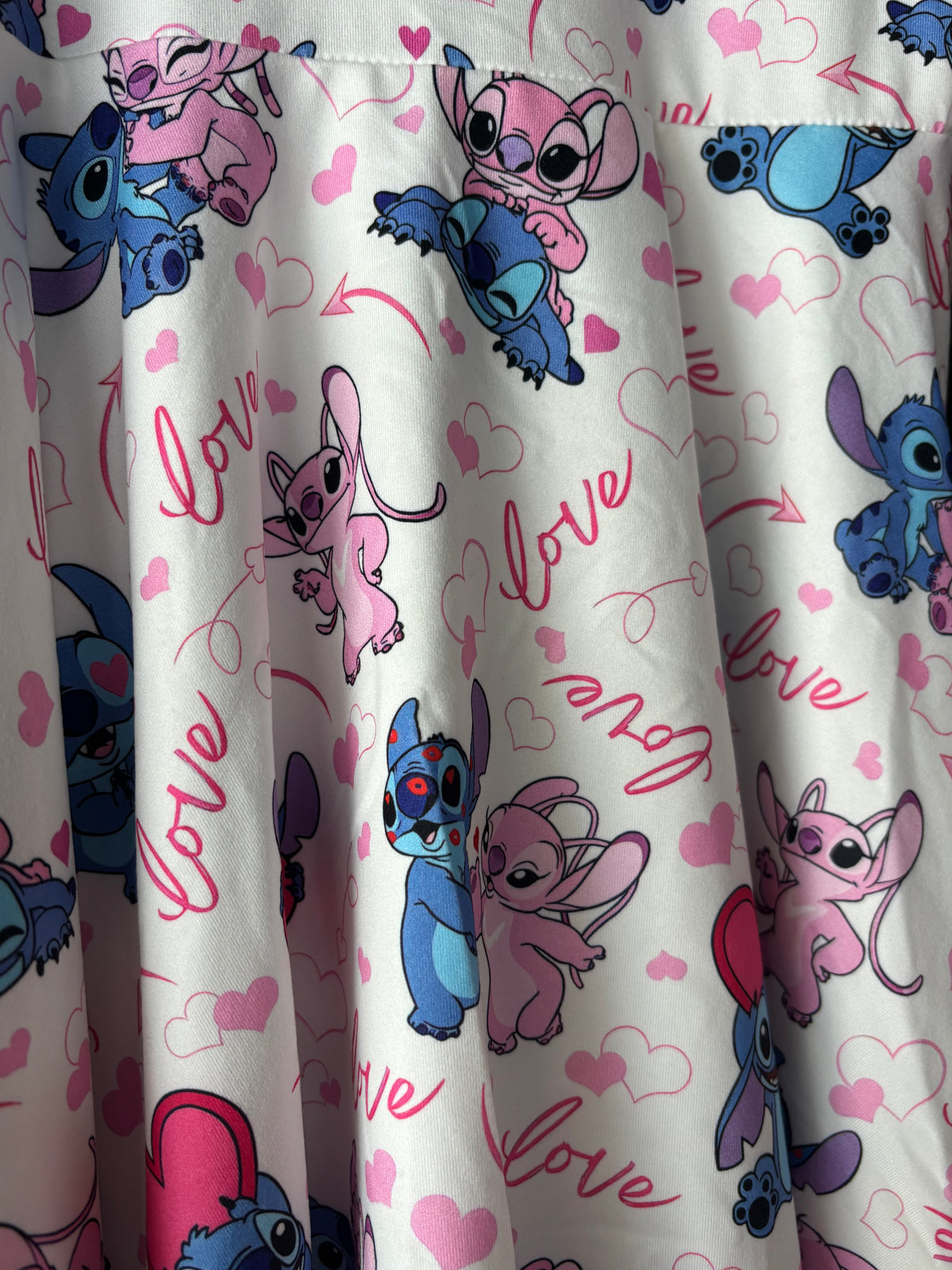 Leo and Stitch Sweetheart Dress: 7 years old