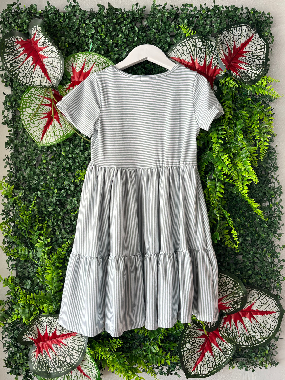 Timeless Striped Twirl Dress: 7 years old