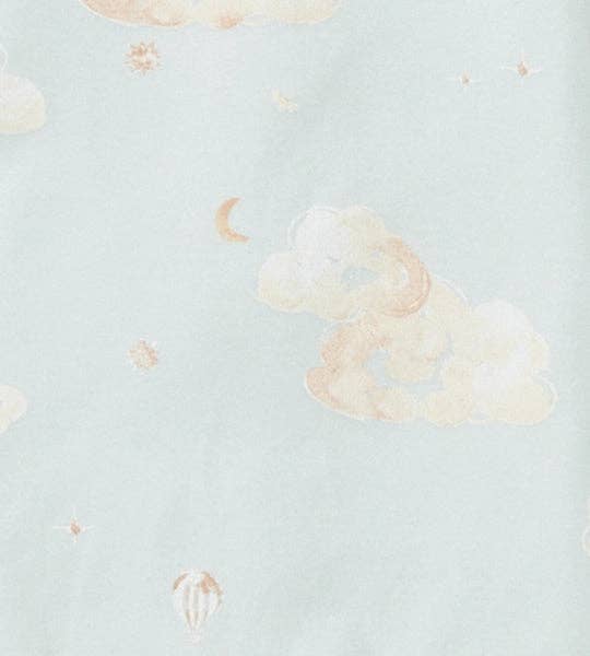 Good Night Sky Organic Warmer Beekeeper™ Wearable Baby Blanket - Ice Flow