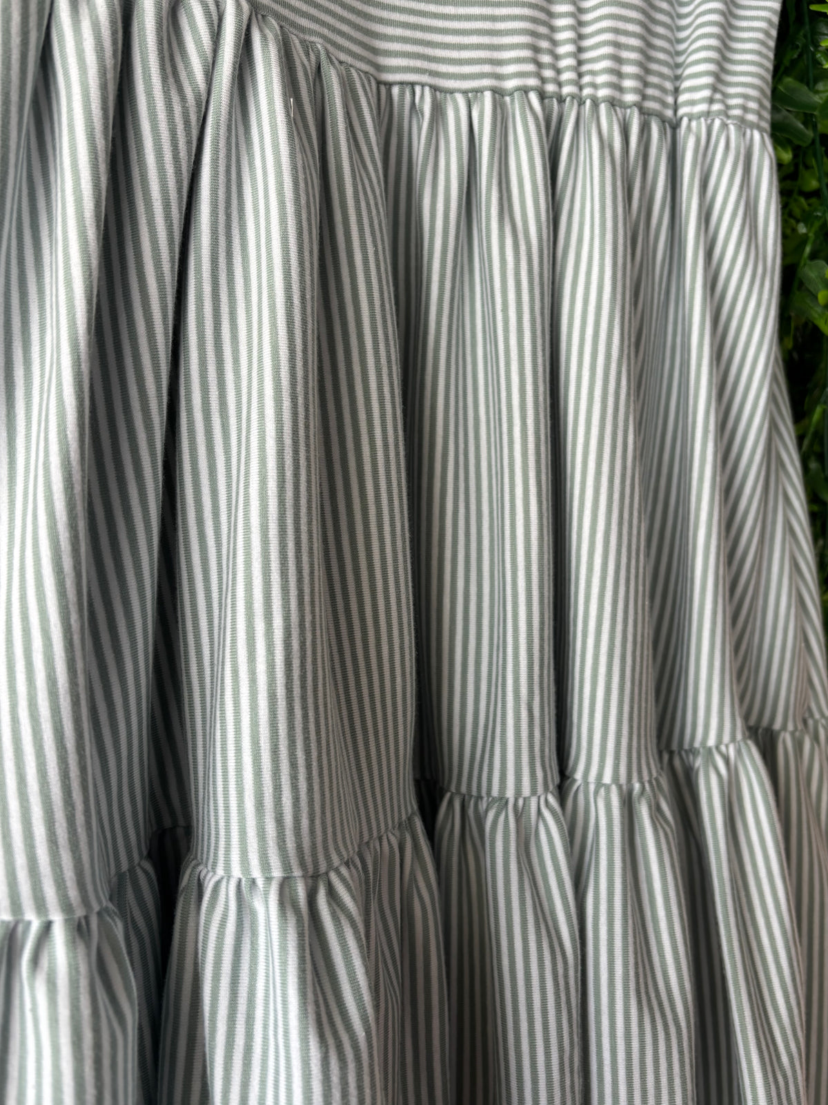 Timeless Striped Twirl Dress: 7 years old
