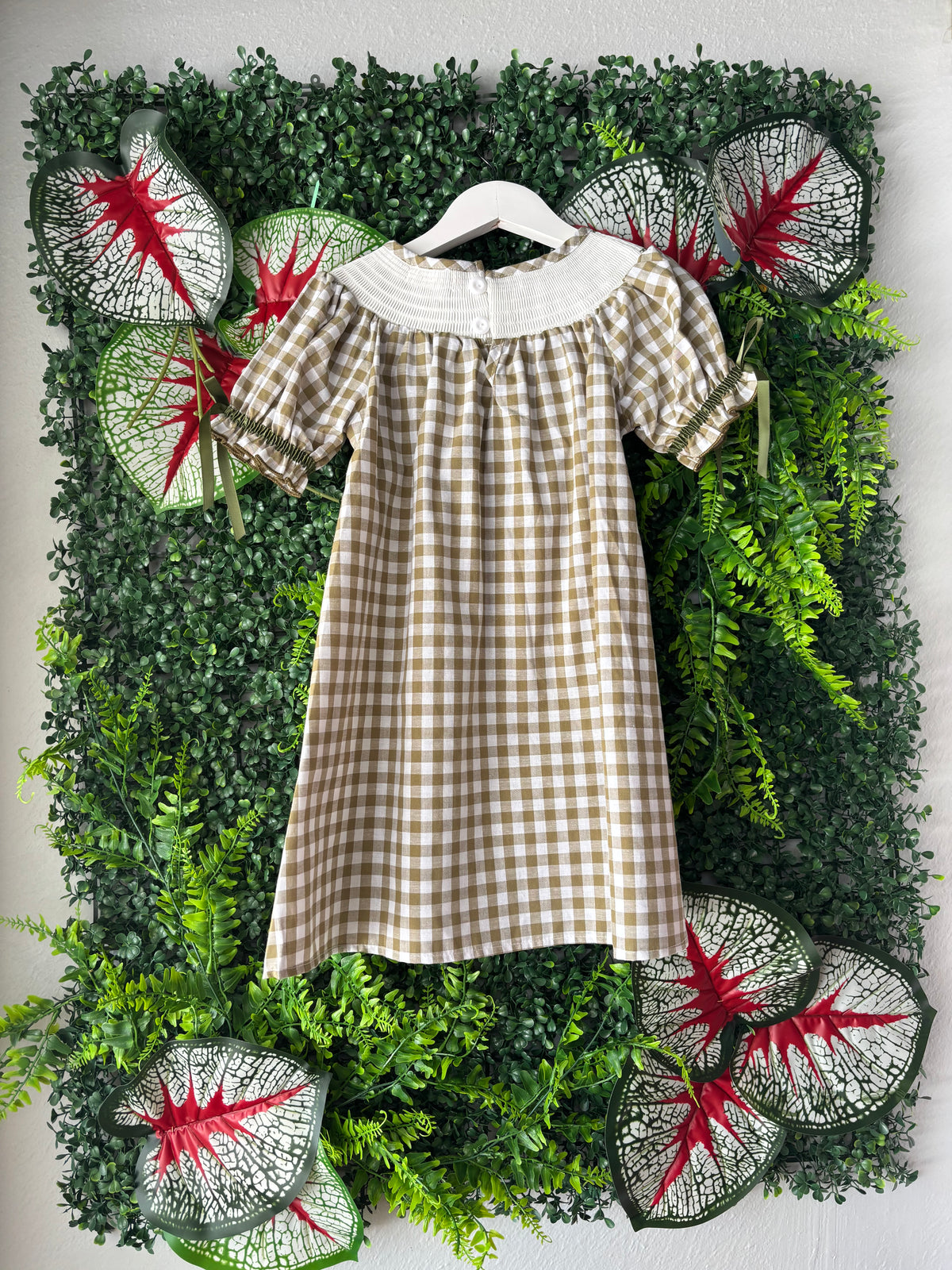 Gingham Bass Dress: 5 Years Old