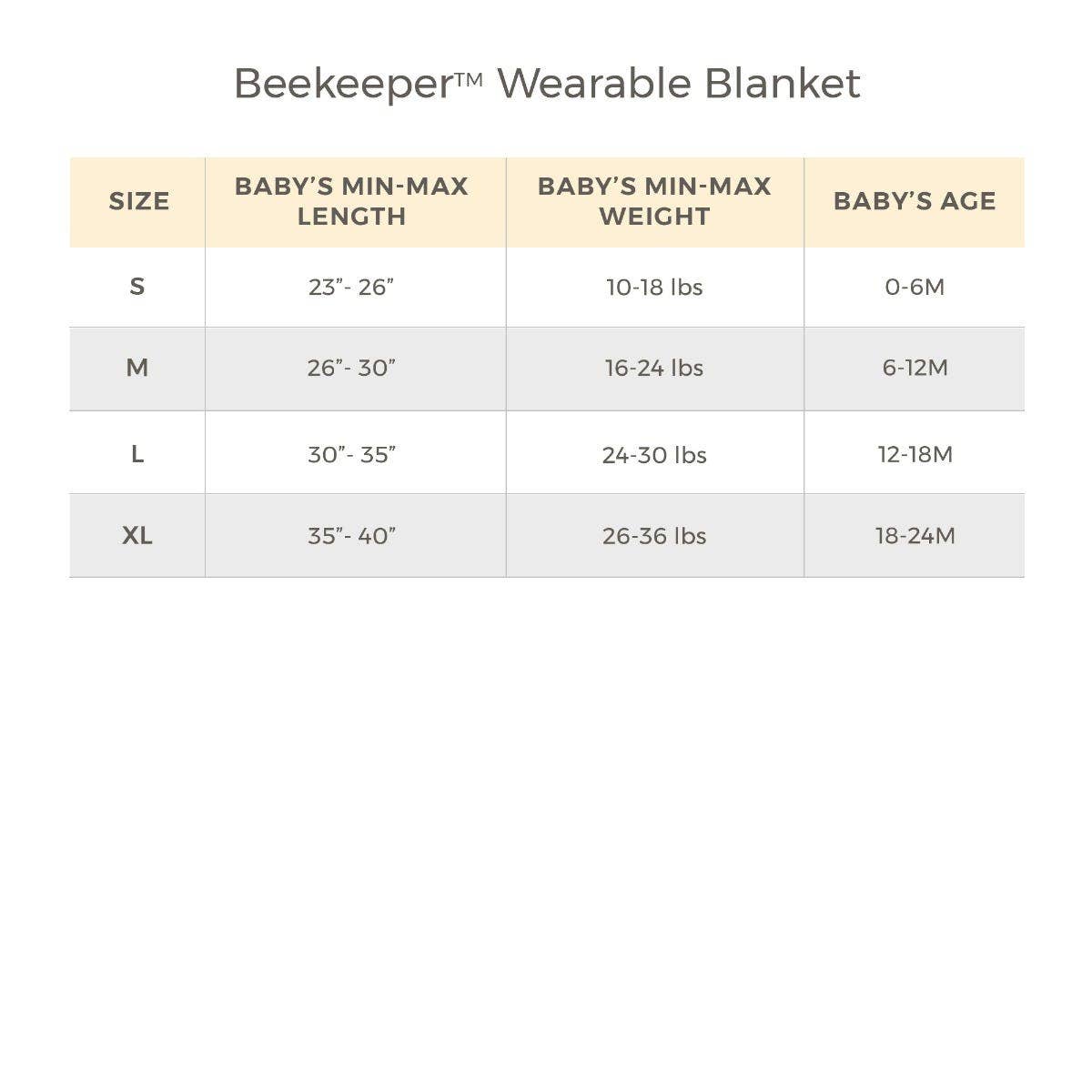 Solid Organic Lightweight Beekeeper™ Wearable Baby Blanket - Oatmeal