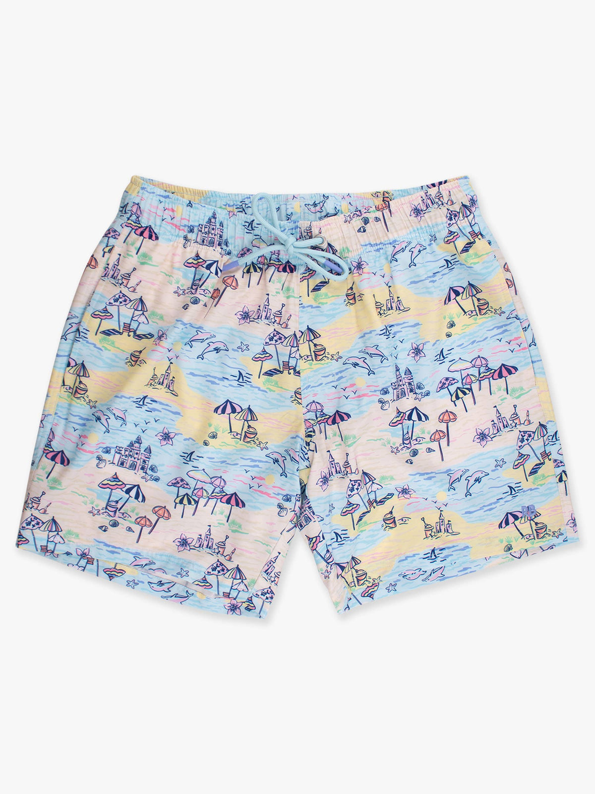 Men's Beach Day Performance Hybrid Swim Trunks: Multi-Color / Men's M