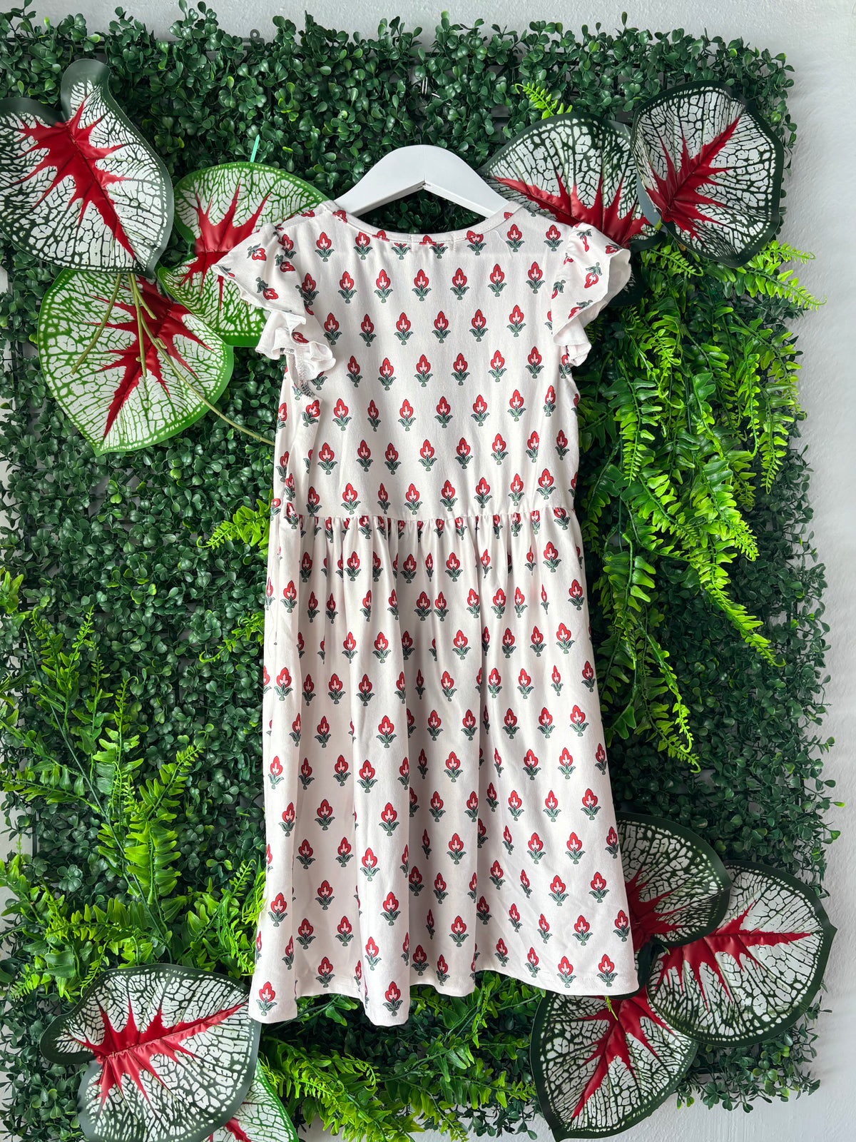 Tiny Tulips Dress: 7 years old