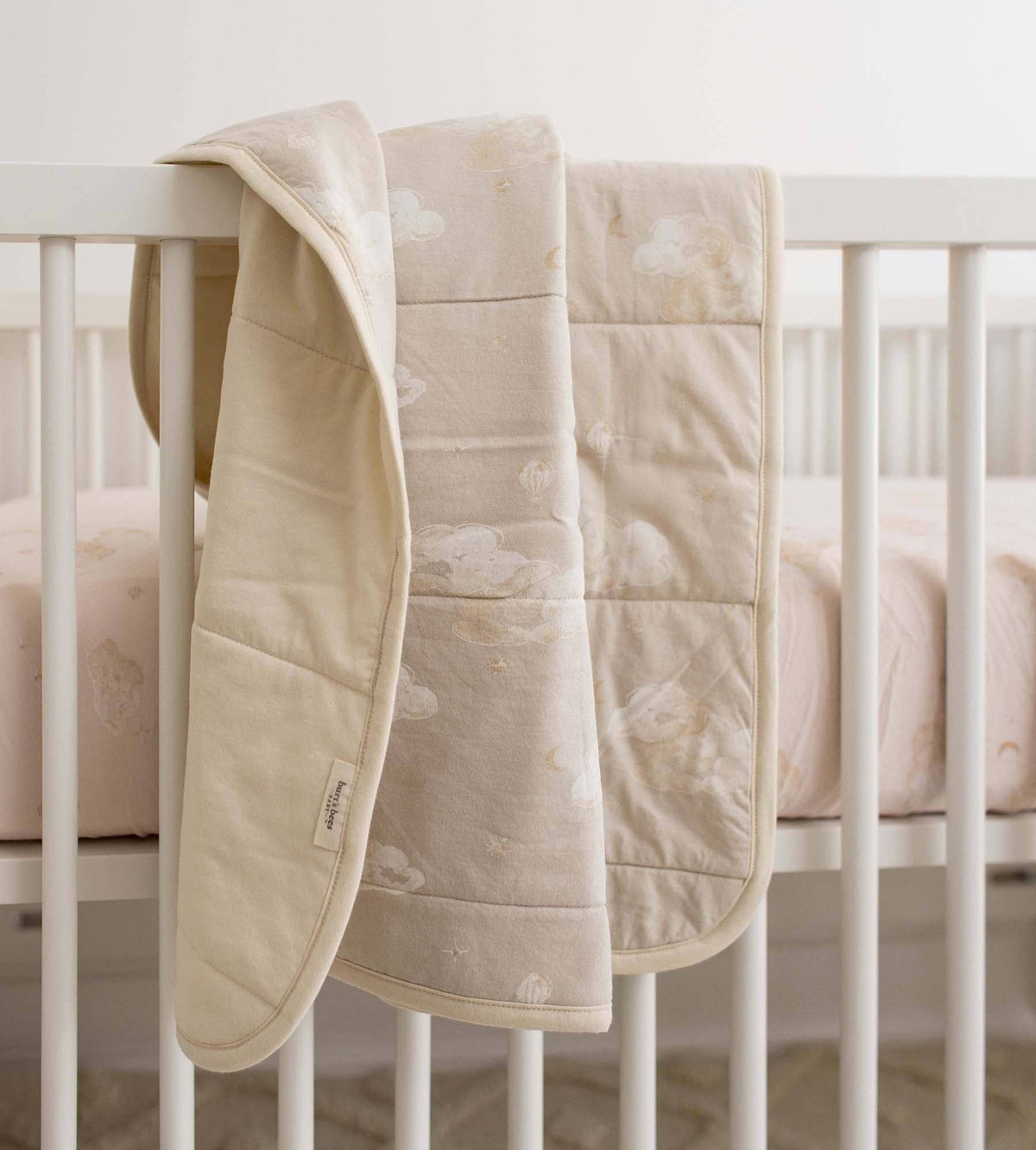 Good Night Sky Organic Cotton Reversible Baby Blanket