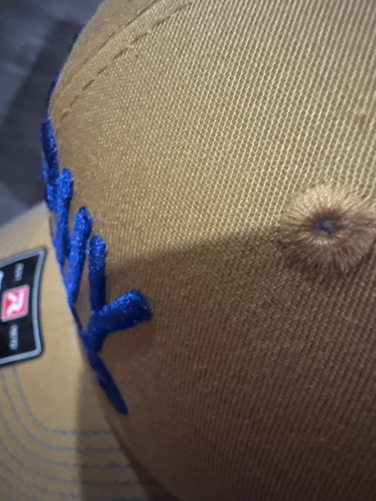 Embroidered Hat for Husbands, great wedding, engagement gift: Copper/Black with Rope