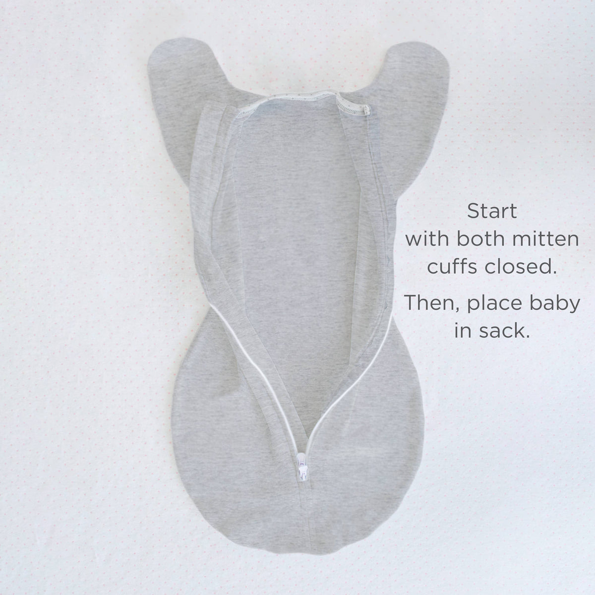 Transitional Swaddle Sack, Heathered Oatmeal