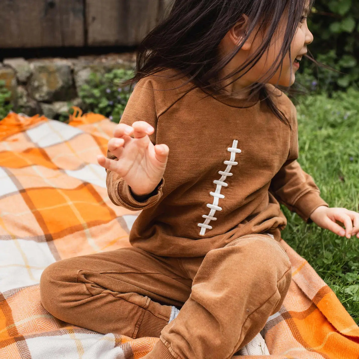 Organic Cotton Football Sweat Set