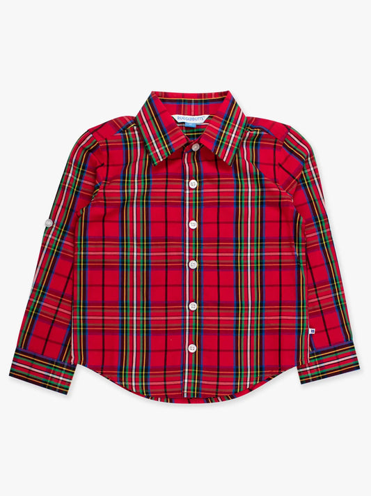 RB Boys PlaidButton Down