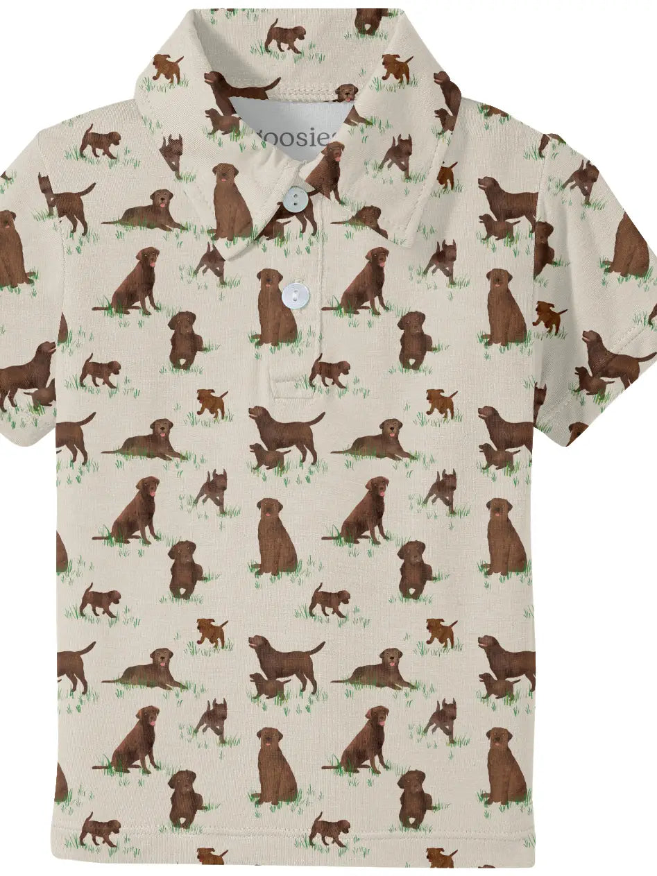 Chocolate Lab Ss Polo Shirt
