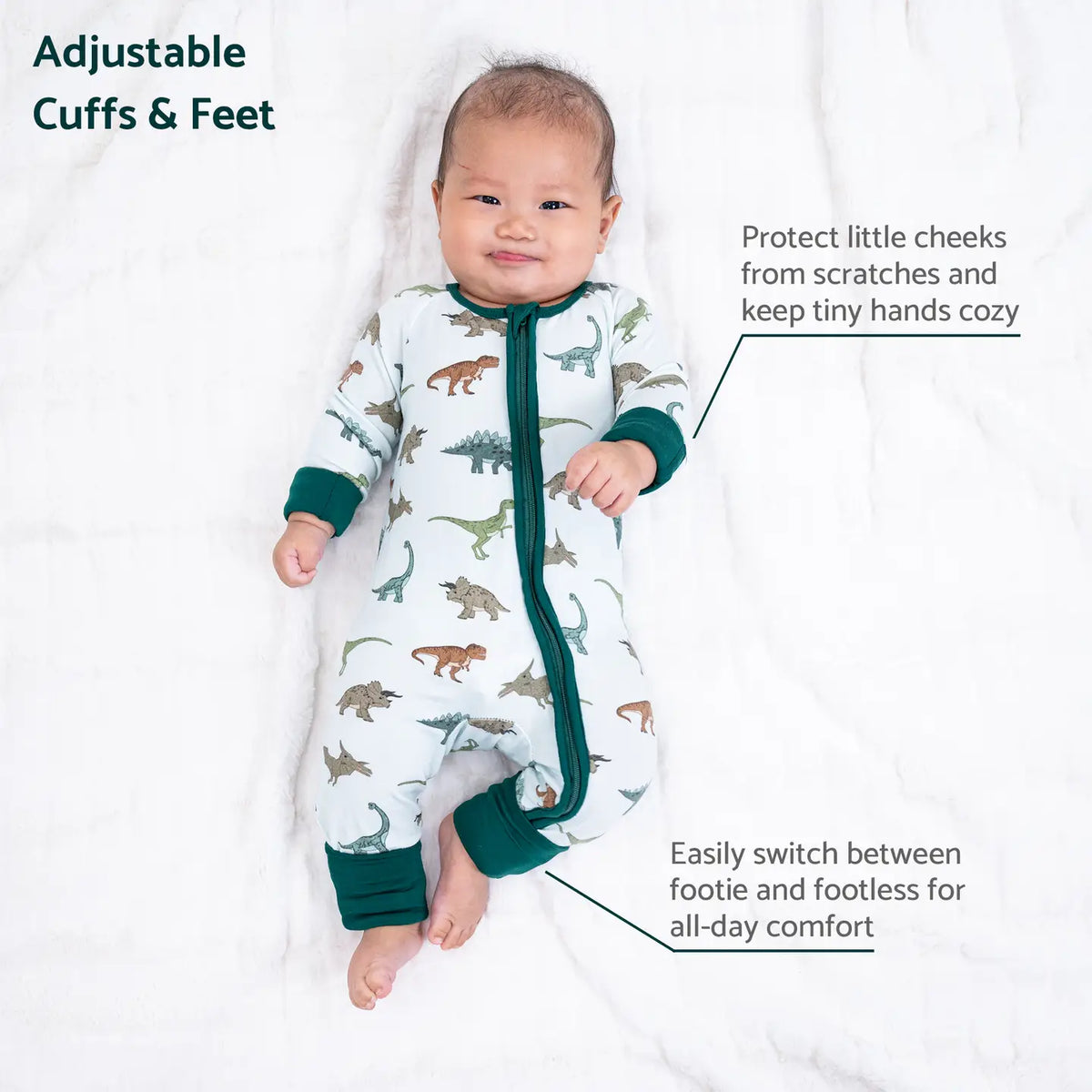 Dinosaur Bamboo Pajamas