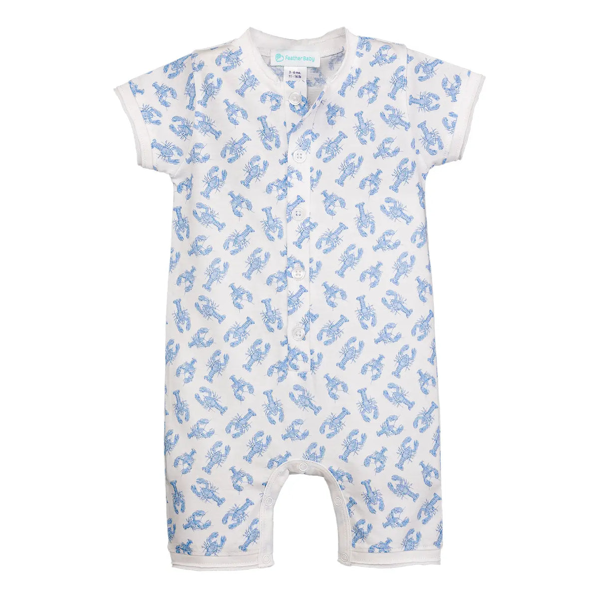 Henley Romper - Crustacean Craze