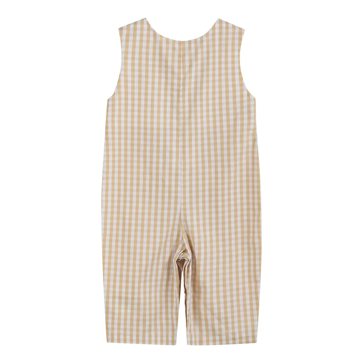 Gingham Pumpkin Overalls