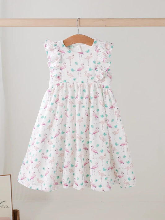 Pink Paradise Organic Muslin Dress