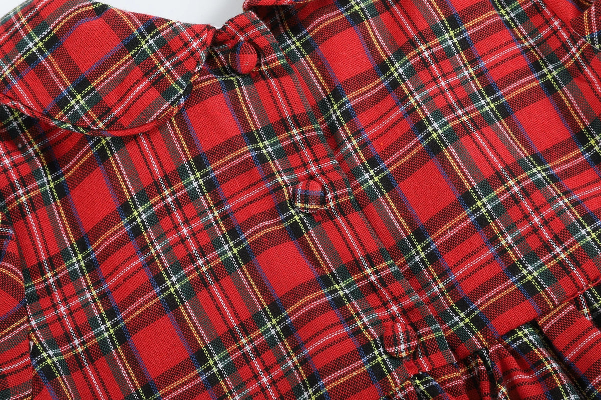 Plaid Santa Sleigh Dress