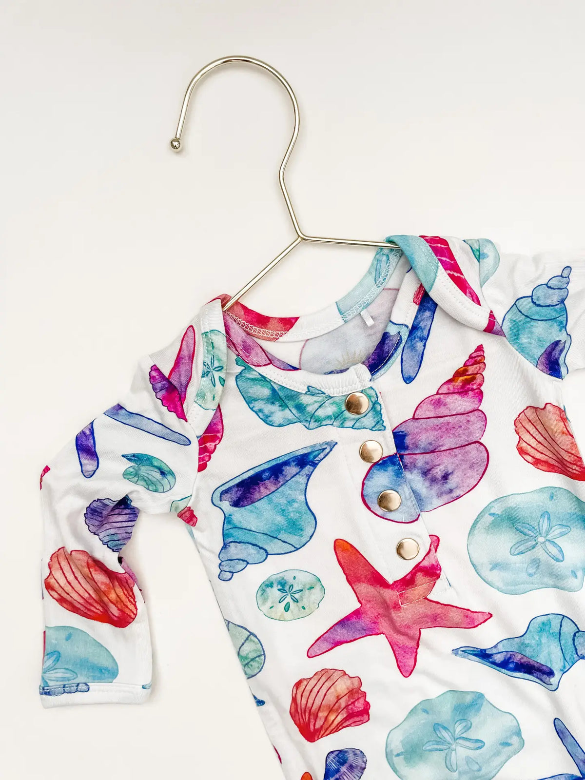 Seashell Knotted Gown Set