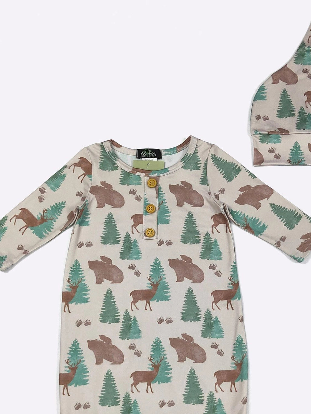 Woods Baby Knotted Gown