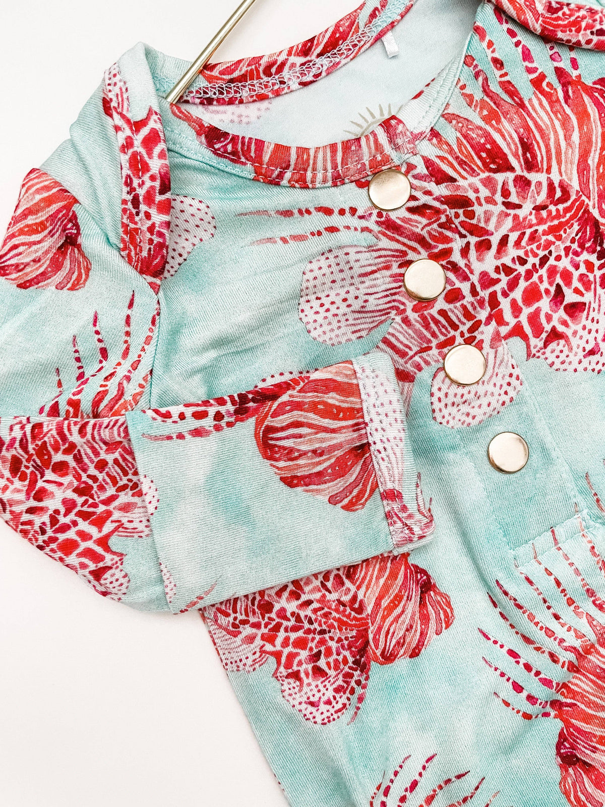 Lionfish Newborn Knotted Gown