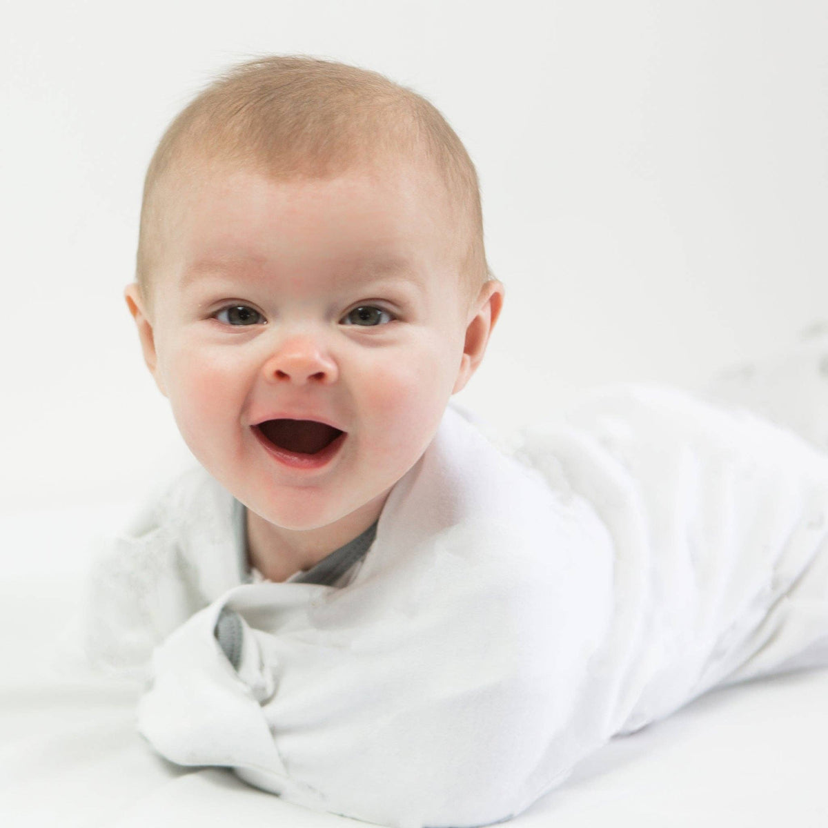 Transitional Swaddle Sack, Heathered Stripes